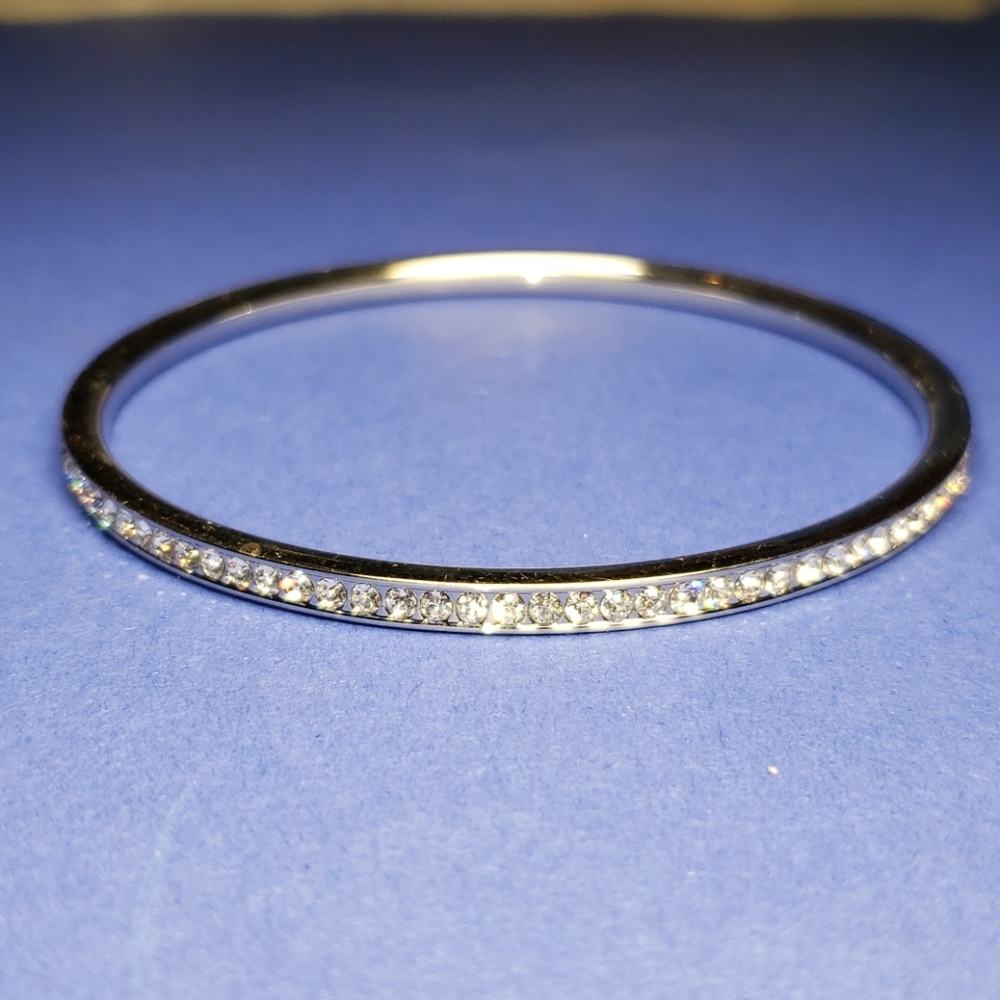 Two Sterling Silver Bracelets - image 1